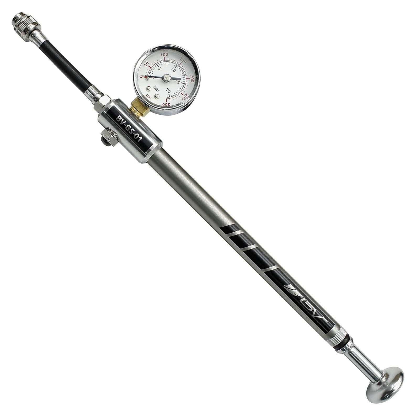 BV Mini Bomba de Bicicleta Portátil 300 PSI - Inflador de Pelotas