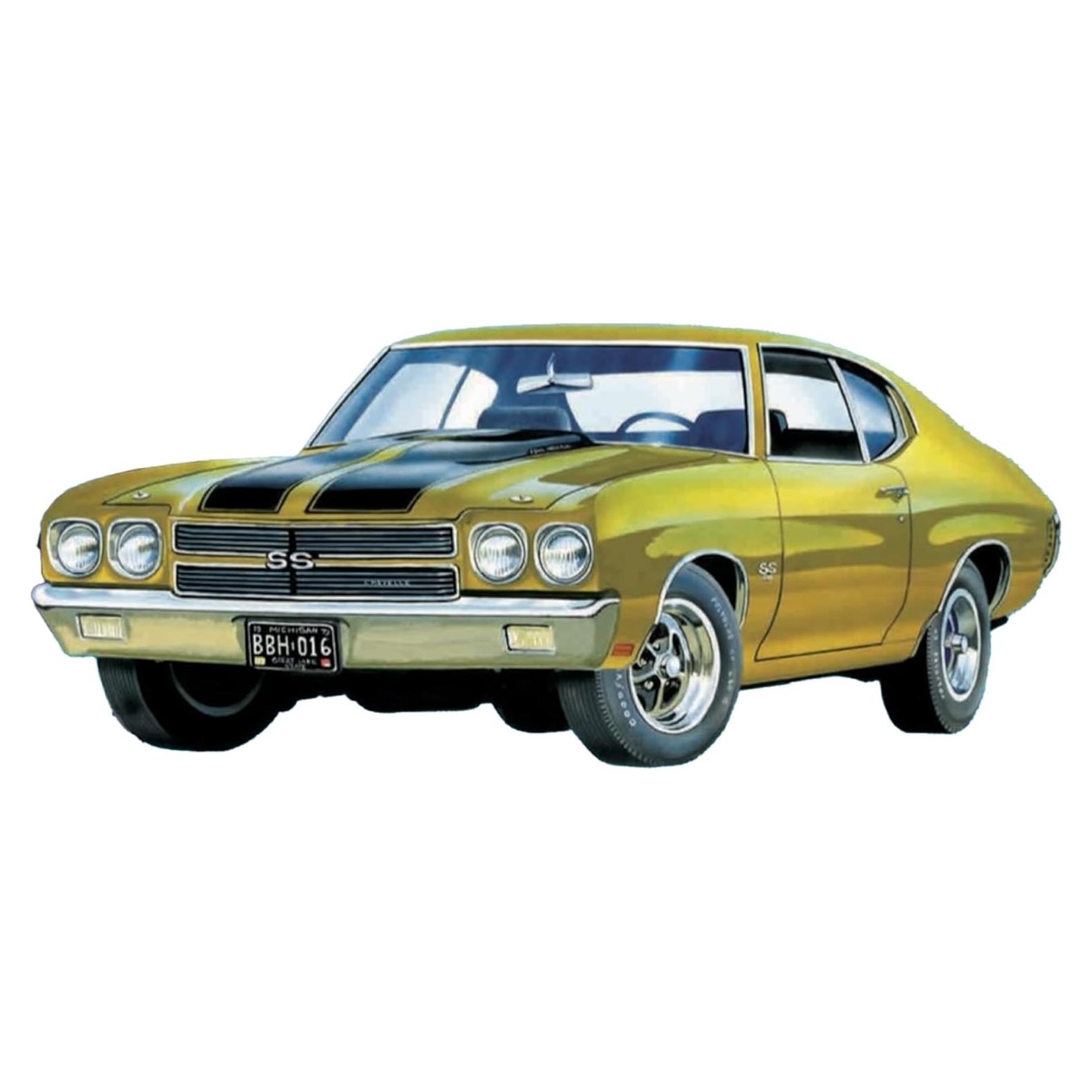 Kit de Modelo AMT Chevy Chevelle SS 2T 1970 Escala 1:25