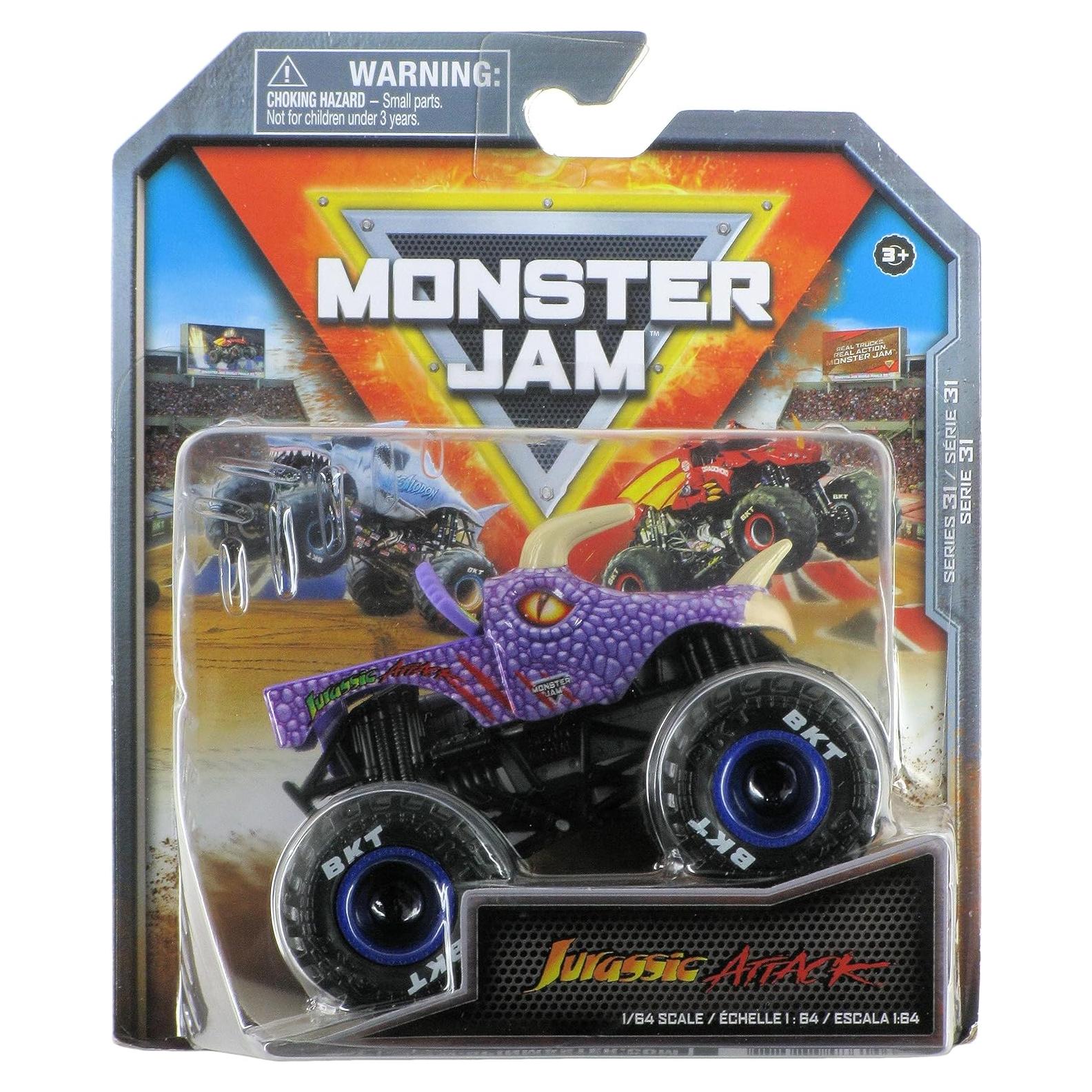 2023 Spin Master 1:64 Diecast Truck Series 31 Arena Favorites Jurassic Attack