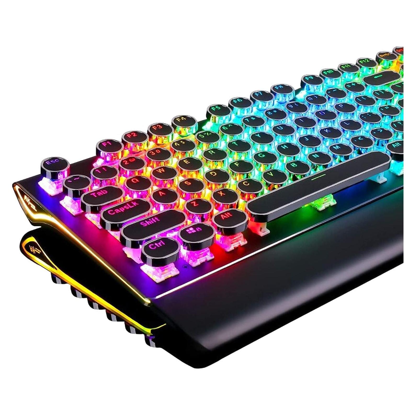 Teclado Mecánico RK Royal Kludge S108 Retro RGB 108 Teclas