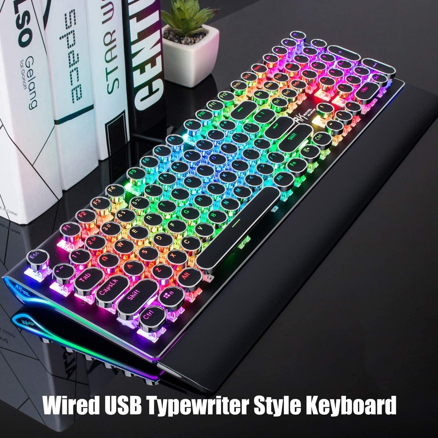 Teclado Mecánico RK Royal Kludge S108 Retro RGB 108 Teclas