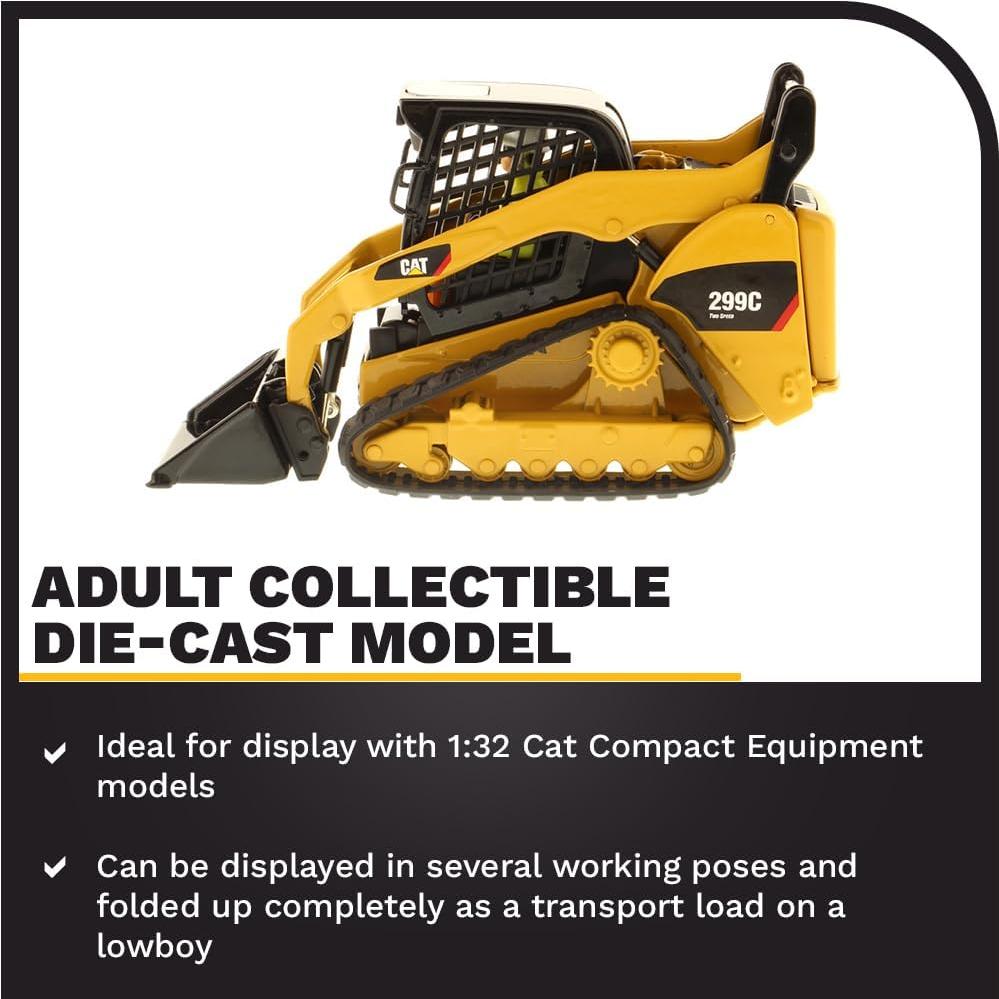Cargadora Compacta Caterpillar 299C Diecast Masters 1:32