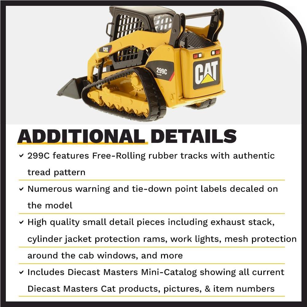 Cargadora Compacta Caterpillar 299C Diecast Masters 1:32