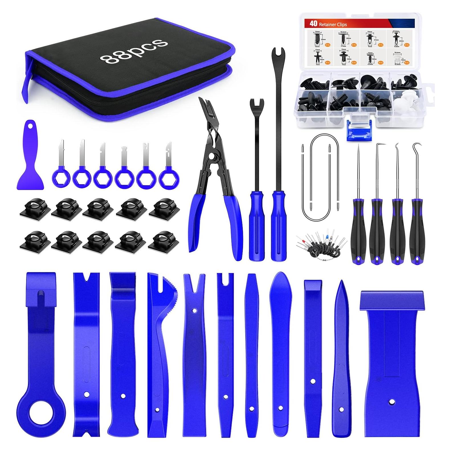 Kit de Herramientas de Remoción de Molduras Nilight 88 Pcs