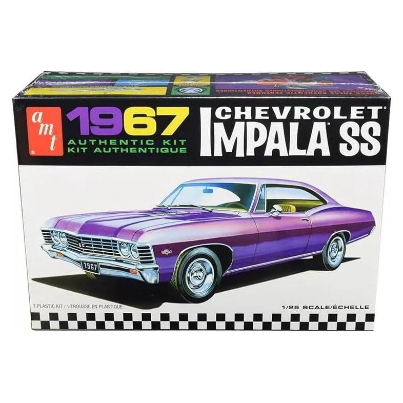 Kit de Modelo AMT 1967 Chevrolet Impala SS 1:25 Plástico