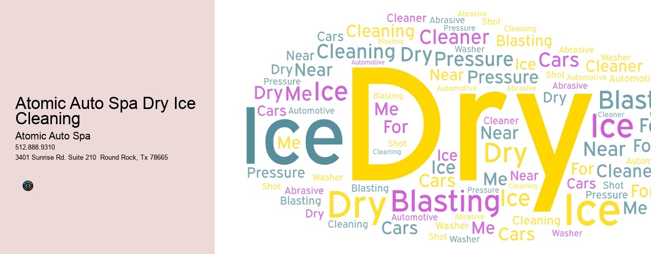 Atomic Auto Spa Dry Ice Cleaning