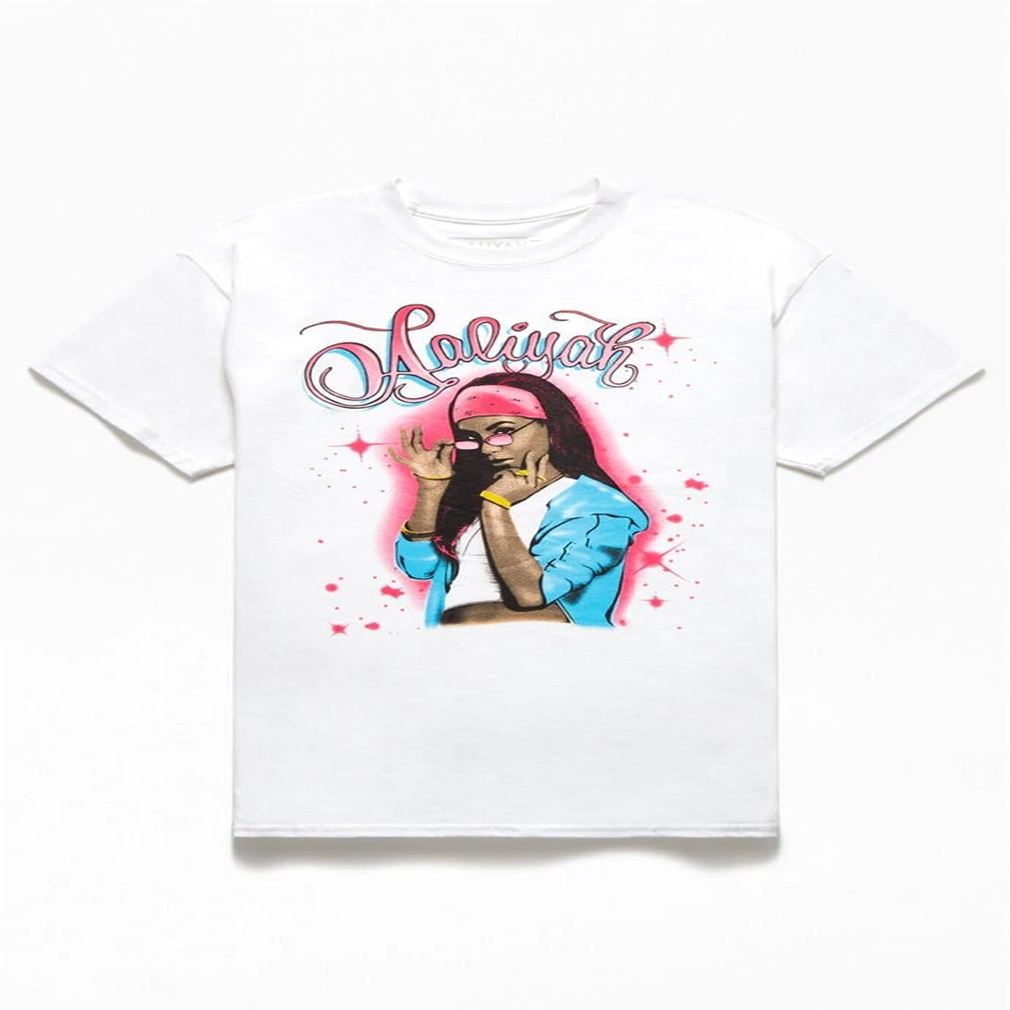 Best Aaliyah Airbrush Classic Unisex T Shirt Best Gift - Luxwoo.com