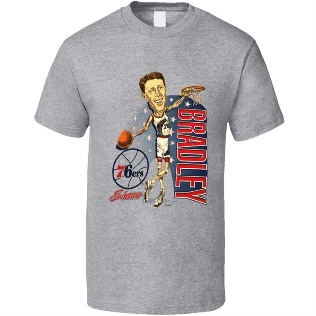 Best Shawn Bradley Philadelphia Basketball Classic Unisex T Shirt Tshirt For Women