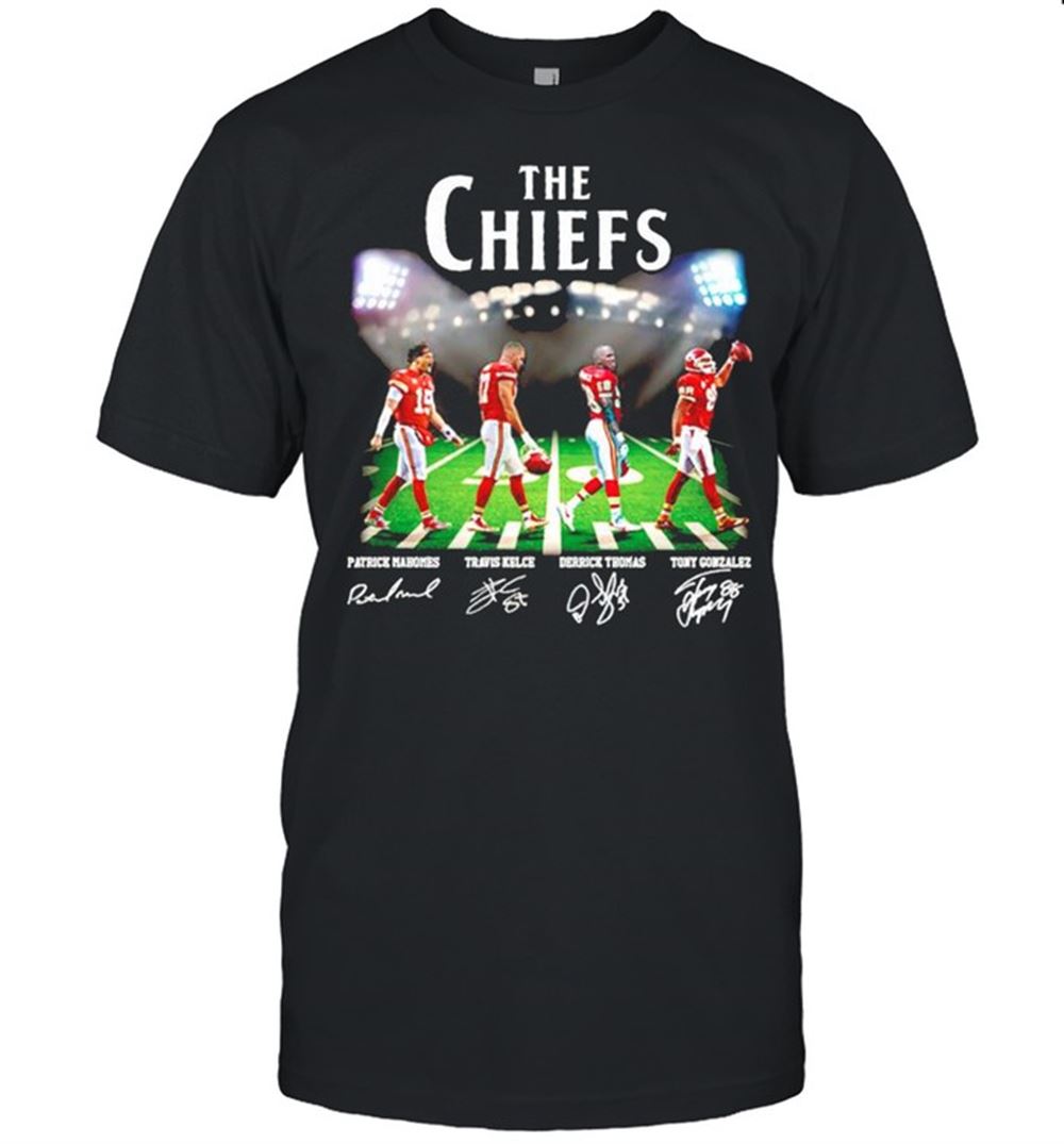 chiefs abbey road shirt