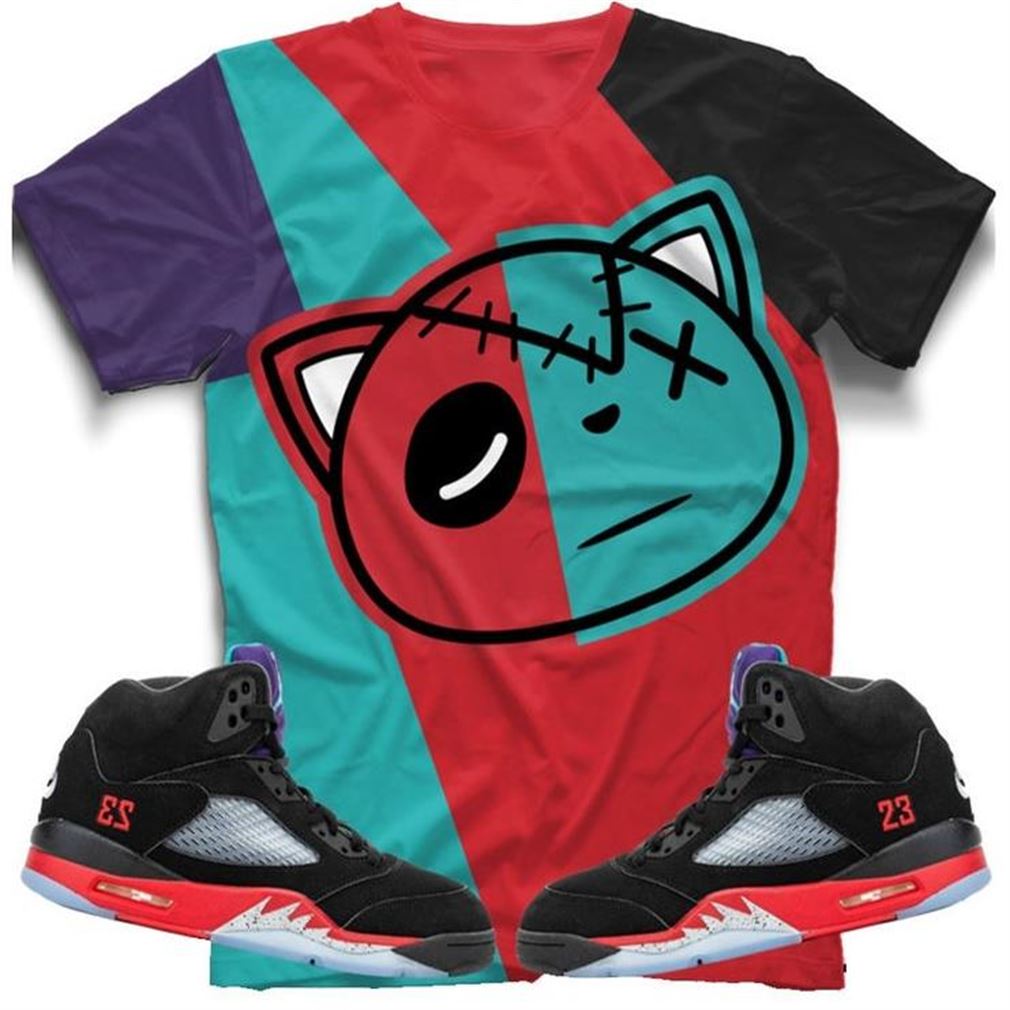 Great Tee Air Jordan 5 Retro Top 3 Sneaker Tee All Over Print Tee New 21 Luzhigh Com