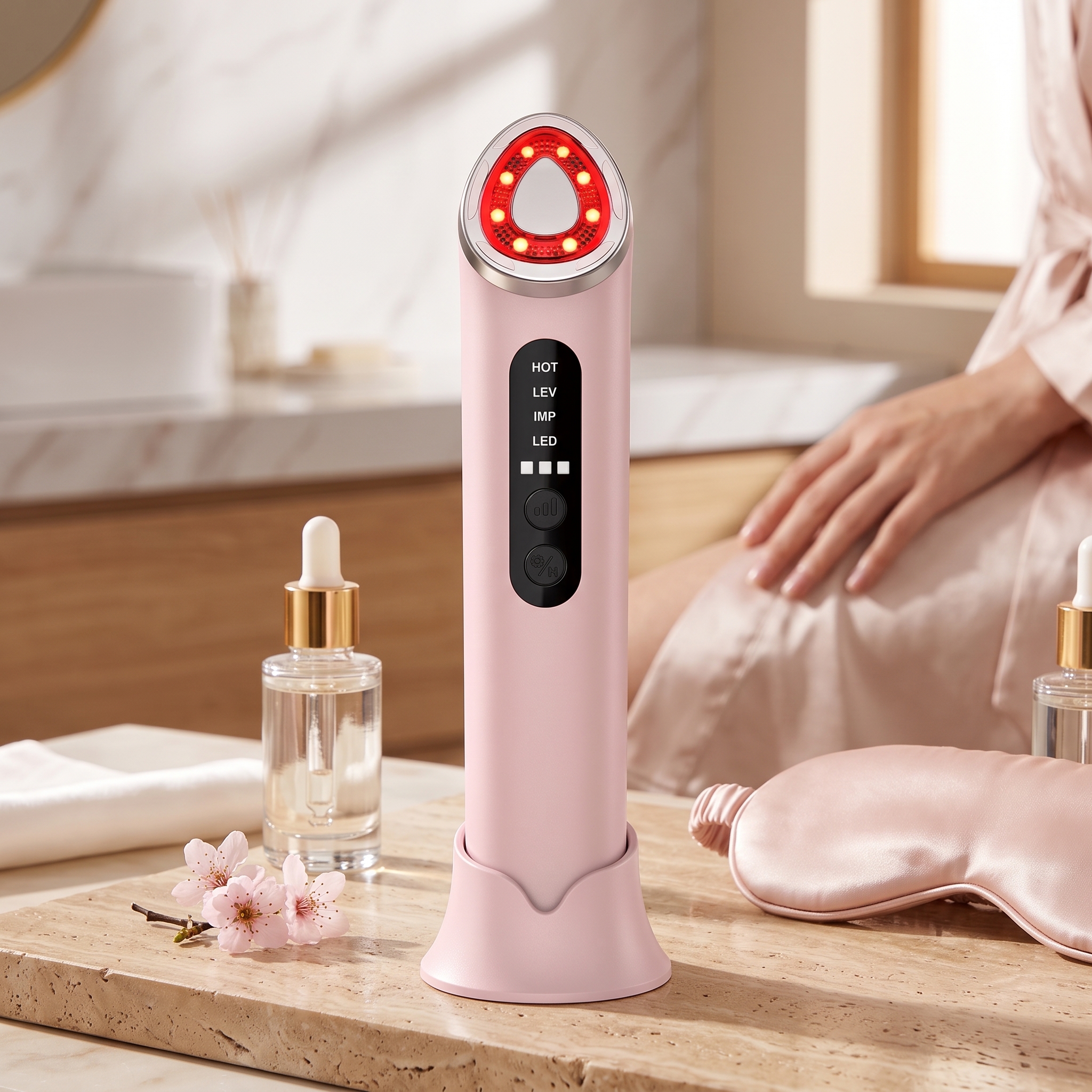 Seven-Color LED Facial & Neck Massager
