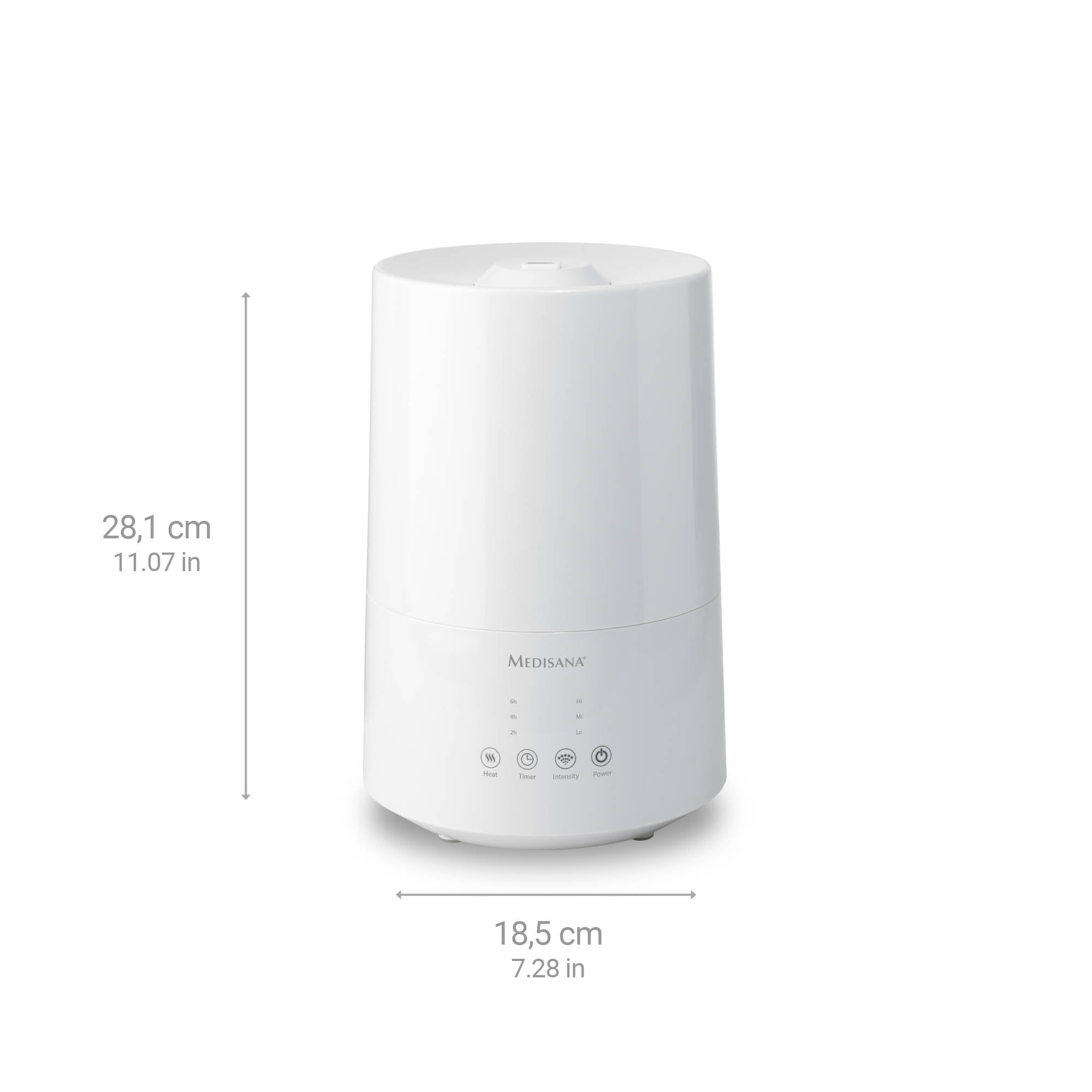 Medisana AH 661 Air Humidifier With Pre-Heating (3.5L Water Tank)