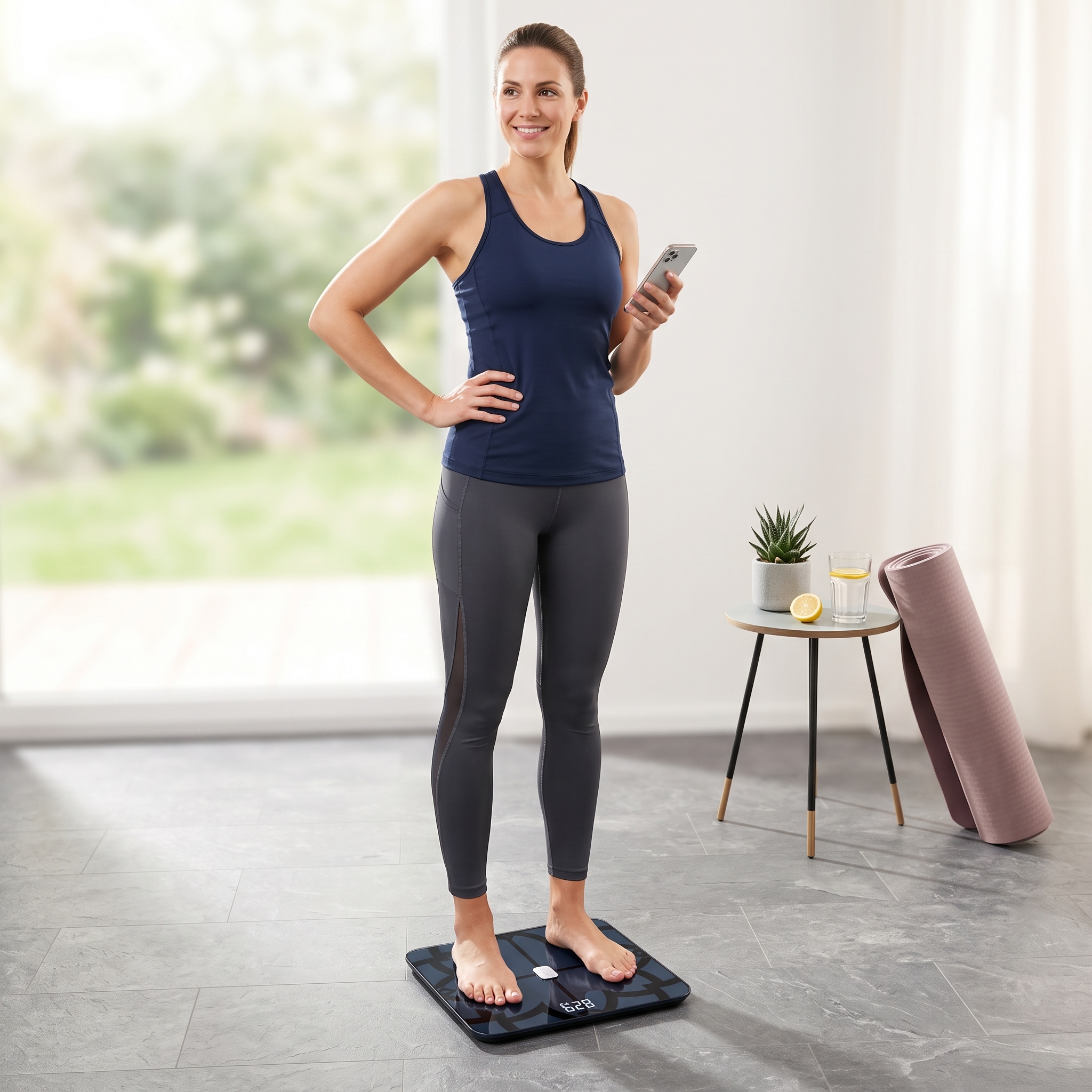 BS 450 Connect Body Fat Scale (Black)