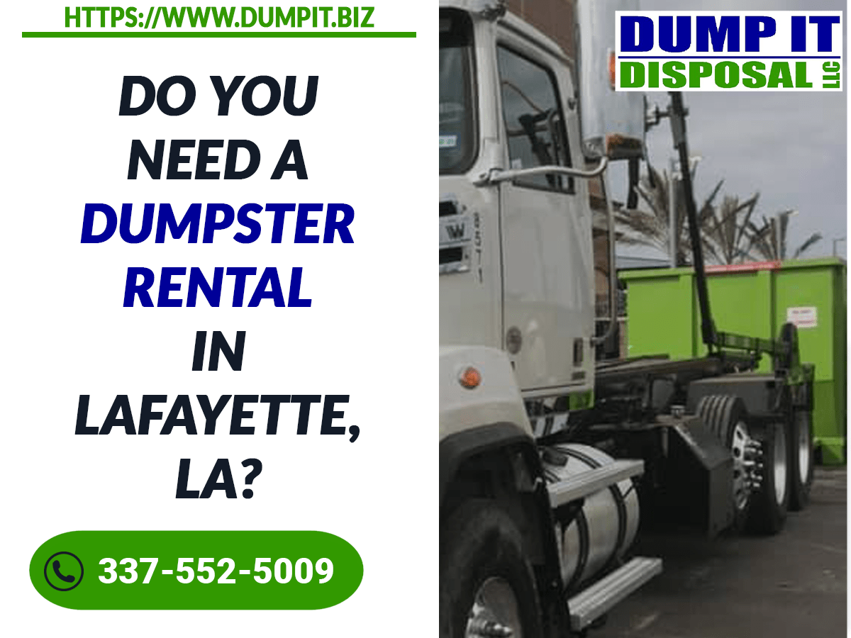 Dumpster Rental Rates Lafayette LA