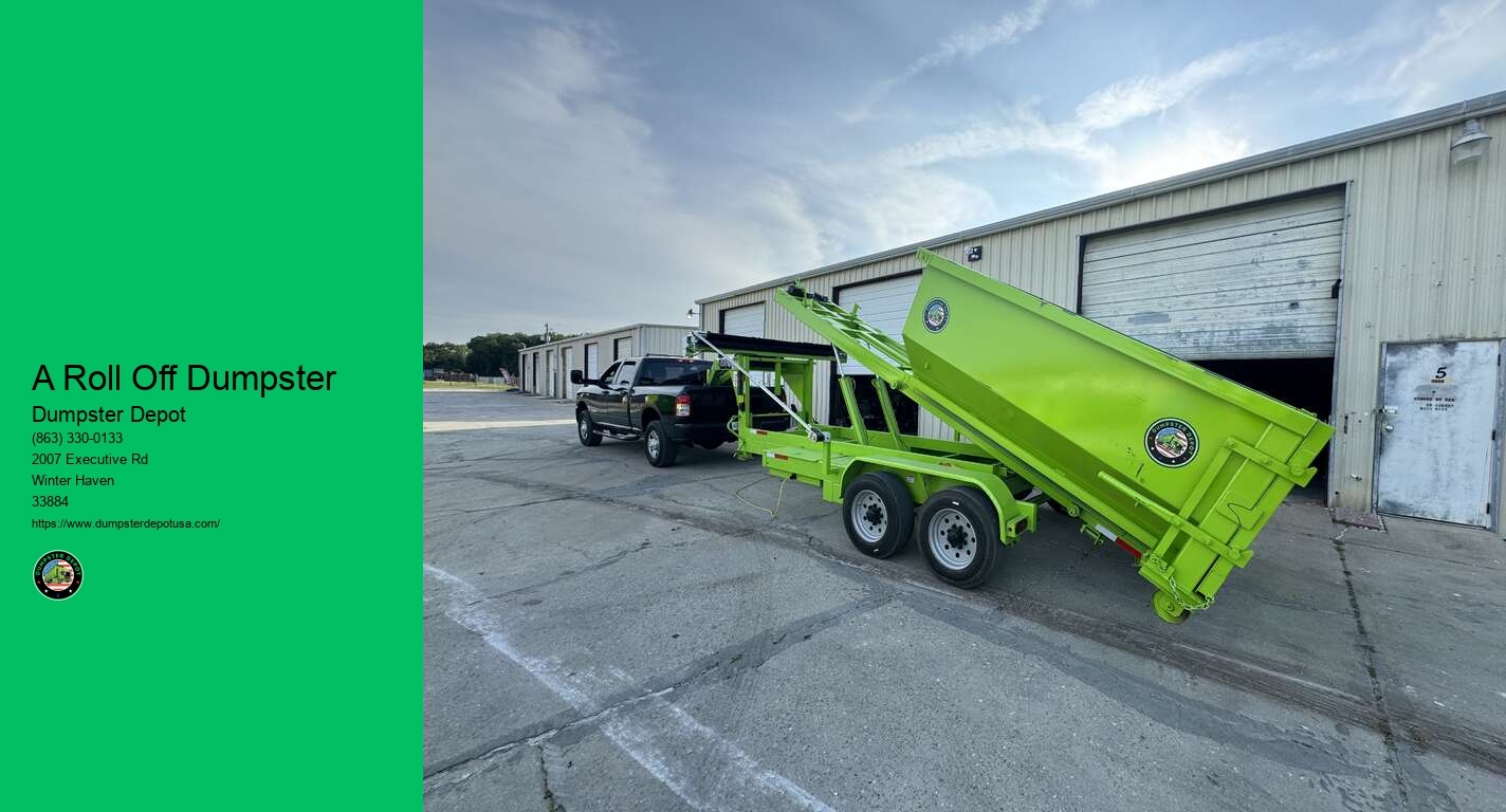 Tree Removal Dumpster