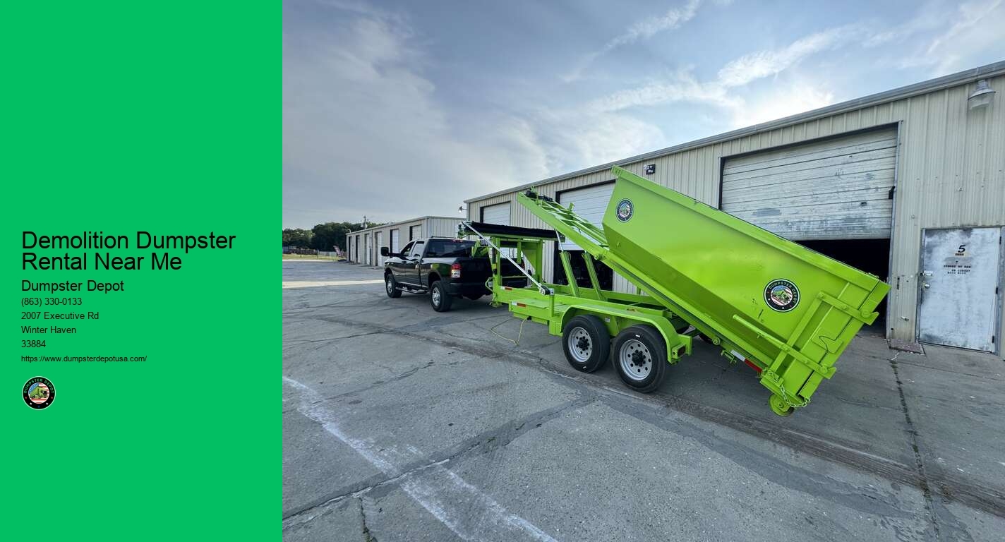 Monthly Dumpster Service Near Me