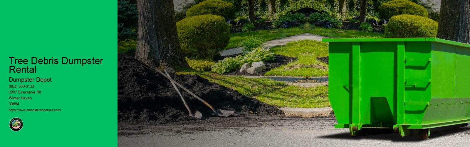 Tree Debris Dumpster Rental