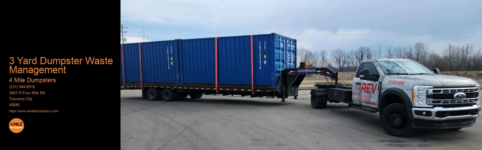 3 Yard Dumpster Waste Management