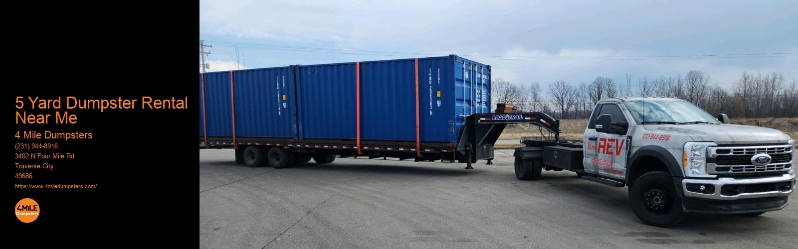 5 Yard Dumpster Rental Near Me