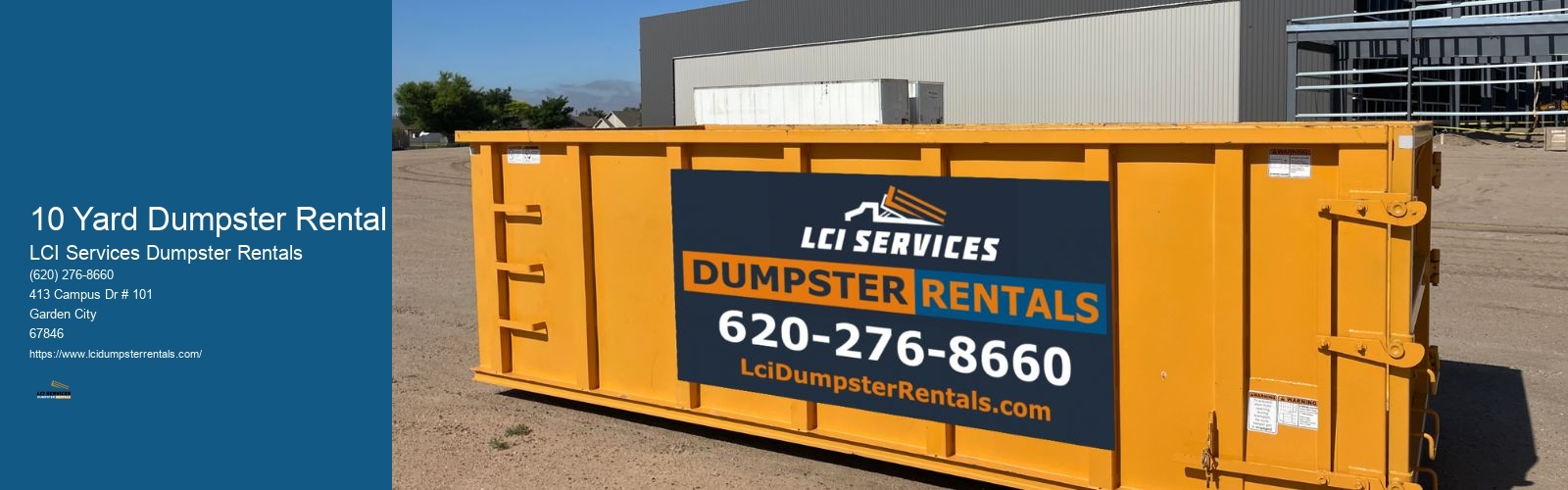 10 Yard Dumpster Rental