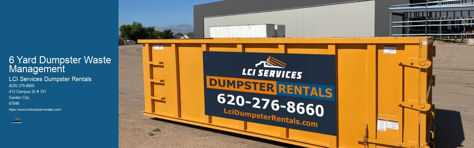 6 Yard Dumpster Waste Management