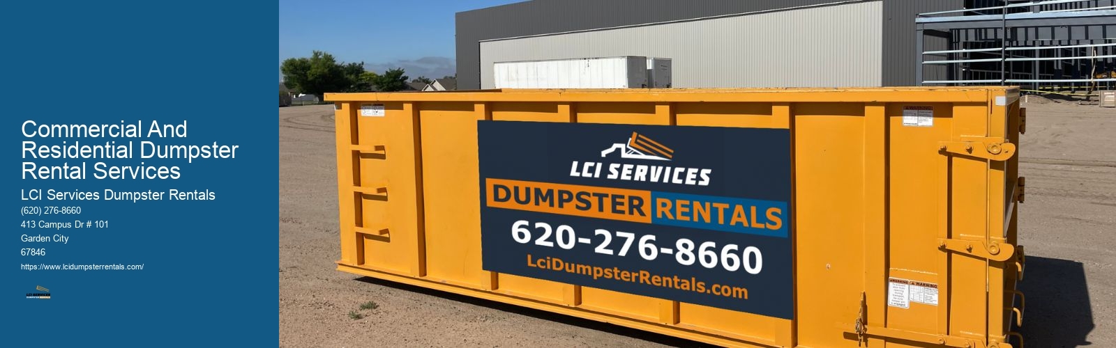 Commercial And Residential Dumpster Rental Services