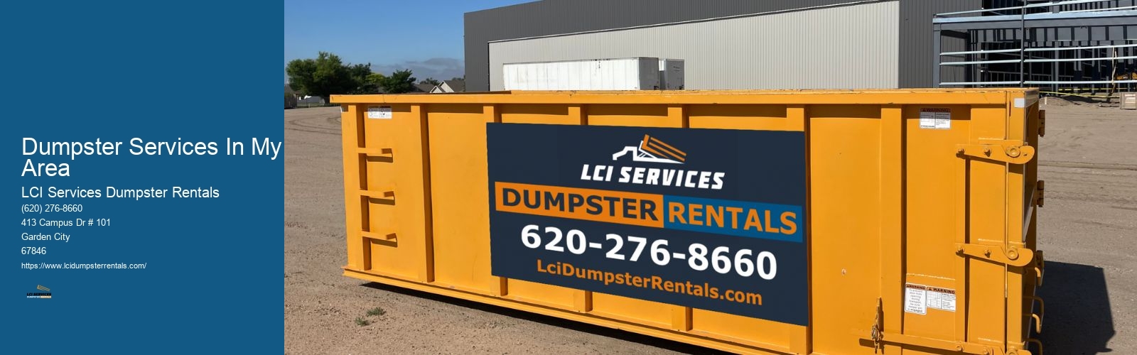 Dumpster Services In My Area