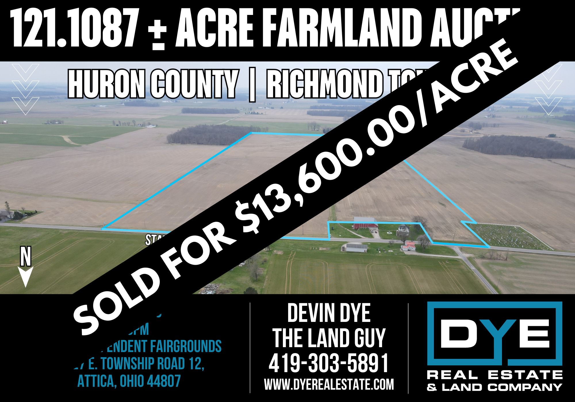 121.1087 +/- Acres, Huron County, Richmond Township