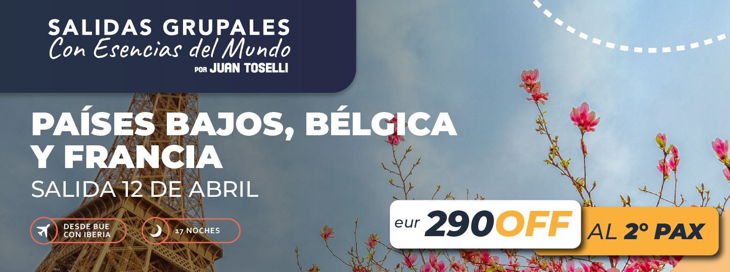 PAÍSES BAJOS, BÉLGICA & FRANCIA