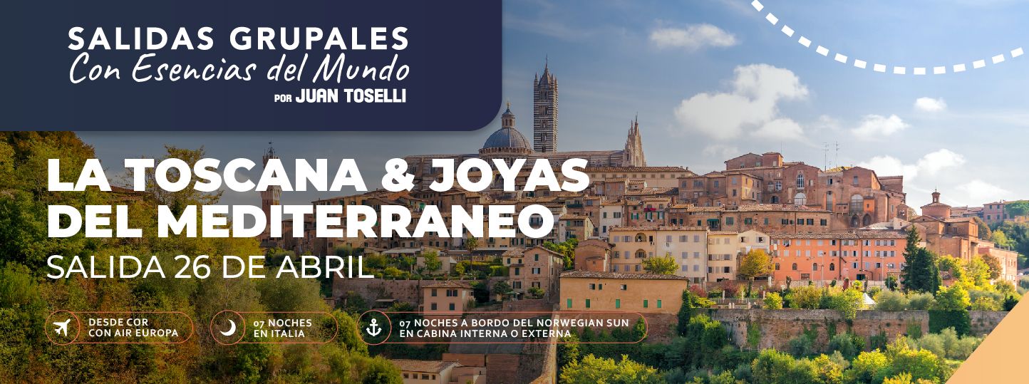 LA TOSCANA & JOYAS DEL MEDITERRÁNEO