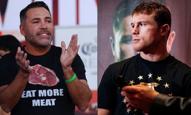 De la Hoya se burla de "Canelo" "Gané mucho dinero por tu miedo"