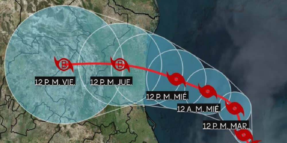 Potencial ciclón tropical "uno" se forma en el Golfo de México