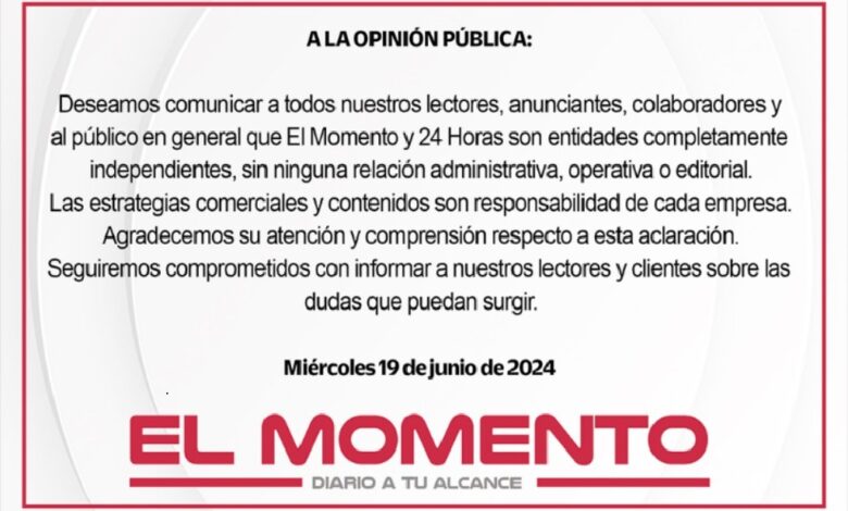 https://elmomento.mx/2024/06/19/a-la-opinion-publica-el-momento-esclarece-lo-siguiente/