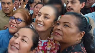 Claudia Sheinbaum llega a Minatitlán para iniciar segunda gira