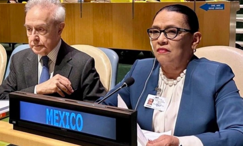 México pide a la ONU atender tráfico internacional de armas de fuego