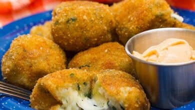 Deliciosas Croquetas de Papa con Tocino y Queso