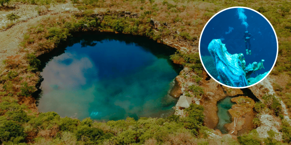 El Cenote Chucumaltik, “La Bella Escondida” de Chiapas, lugar perfecto para bucear