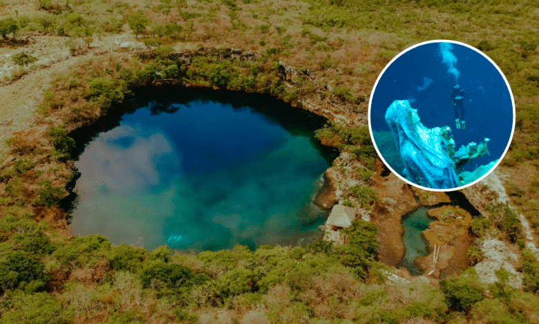 El Cenote Chucumaltik, “La Bella Escondida” de Chiapas, lugar perfecto para bucear