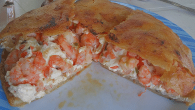 La tortilla rellena de camarones, una delicia típica de Tabasco