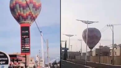 Reportan aterrizaje de emergencia de un globo aerostático en Tecámac