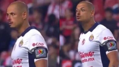 "Chicharito" Hernández es captado discutiendo con sus compañeros