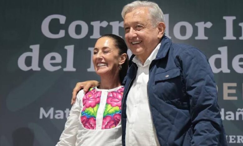 AMLO y Sheinbaum inician gira de trabajo en Morelos