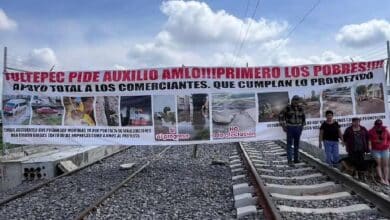 Suman 6 días de paro en obras de la Línea II del Tren Suburbano