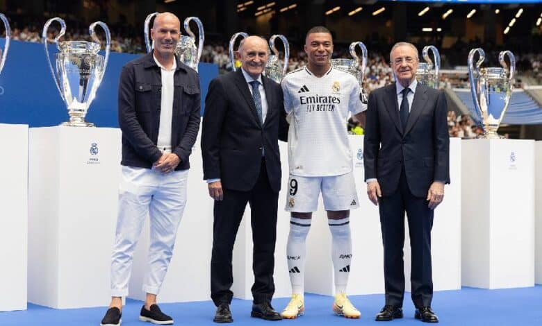 Mbappé fue presentado oficialmente como jugador del Real Madrid