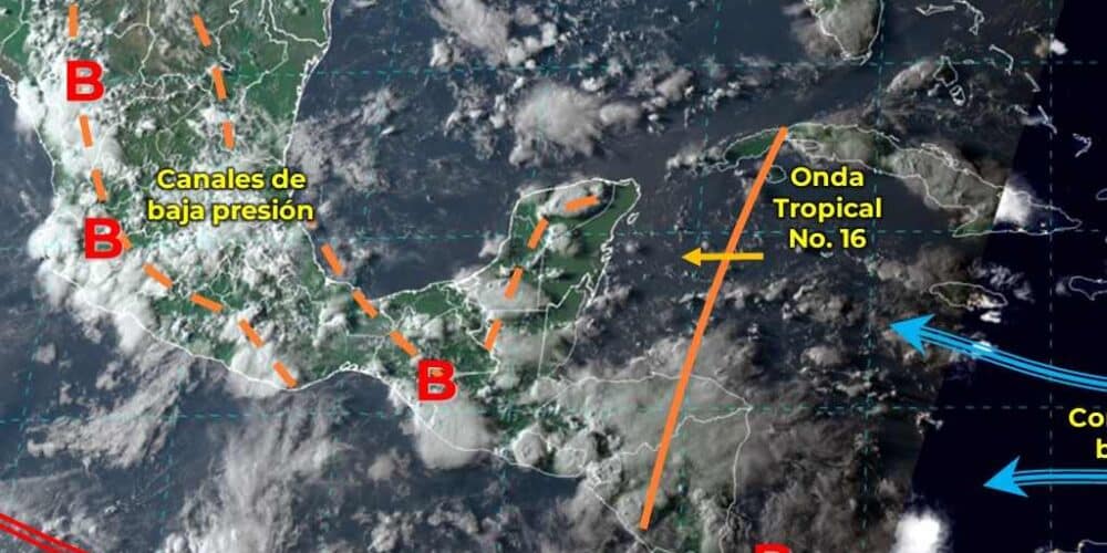 Mozón mexicano ocasionará lluvias fuertes en estos estados