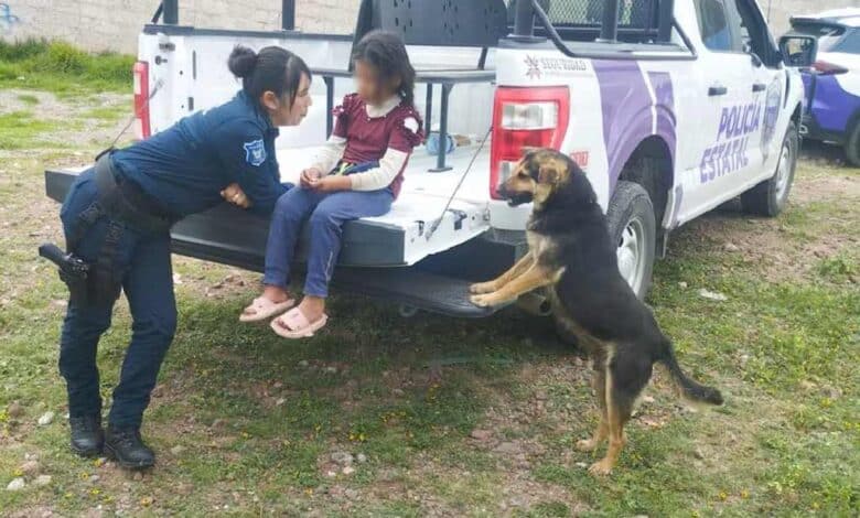 Policías rescatan a niña que deambulaba por calles de Pachuca