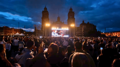 Concierto de Juan Gabriel abarrota en Zócalo