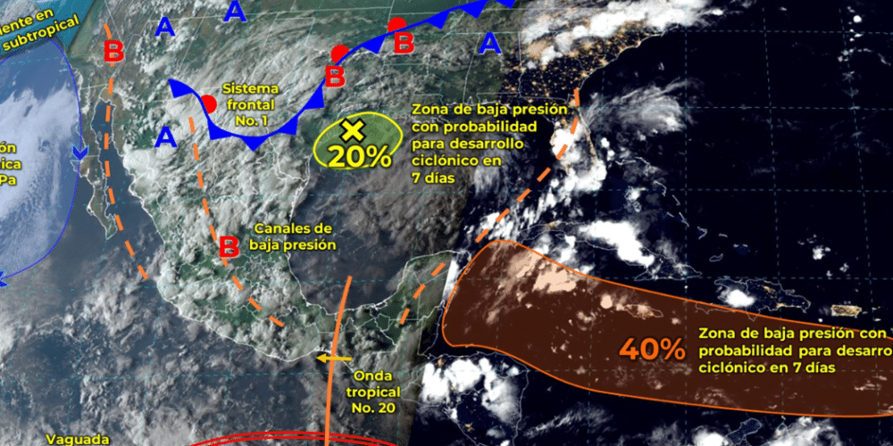 Pronóstico del tiempo para el 2 de septiembre: Lluvias intensas y calor extremo en México