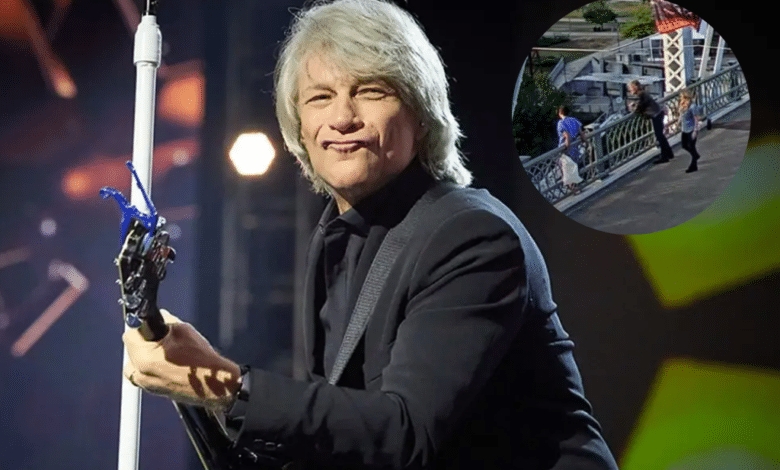 VIDEO: Jon Bon Jovi salva a una mujer de saltar de un puente en Nashville