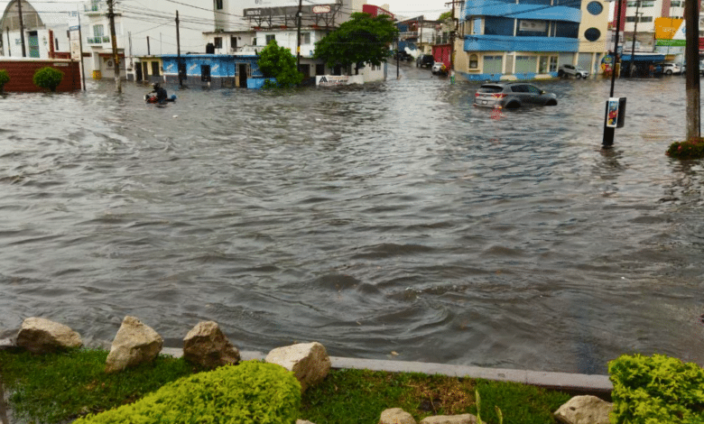 Frente frío número 1 causa graves inundaciones y daños en Veracruz